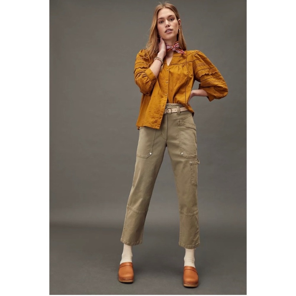 NWT Anthropologie | Maeve Turner Utility Pants | Size 30